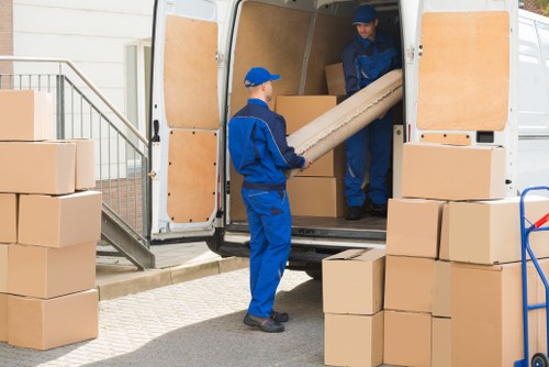 Urgent removals team handling a same day move in Mayfair