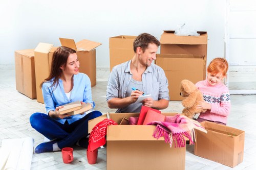 Specialist packing and transport for office items in Mayfair