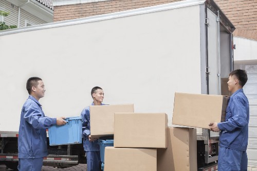 Sorted cardboard and reusable items prepared for recycling transfer in Mayfair