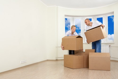 Packing and moving office furniture for a Mayfair business relocation