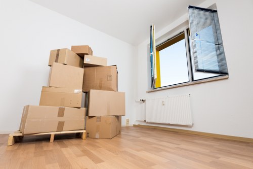 Packing and transporting office furniture and equipment