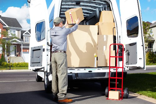 Bulky furniture removal from a Mayfair property with careful handling