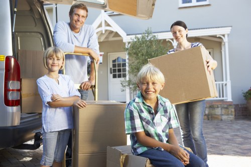 Local moving team handling delicate items in Mayfair