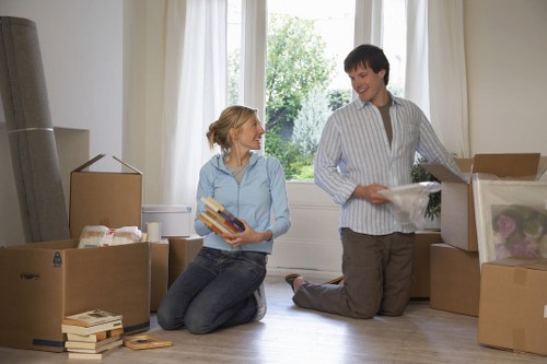 Professional packing and furniture protection for a residential move in Mayfair
